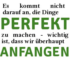 perfekt